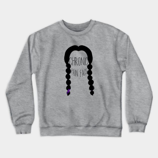 Chronic Pain Face Crewneck Sweatshirt by spooniespecies